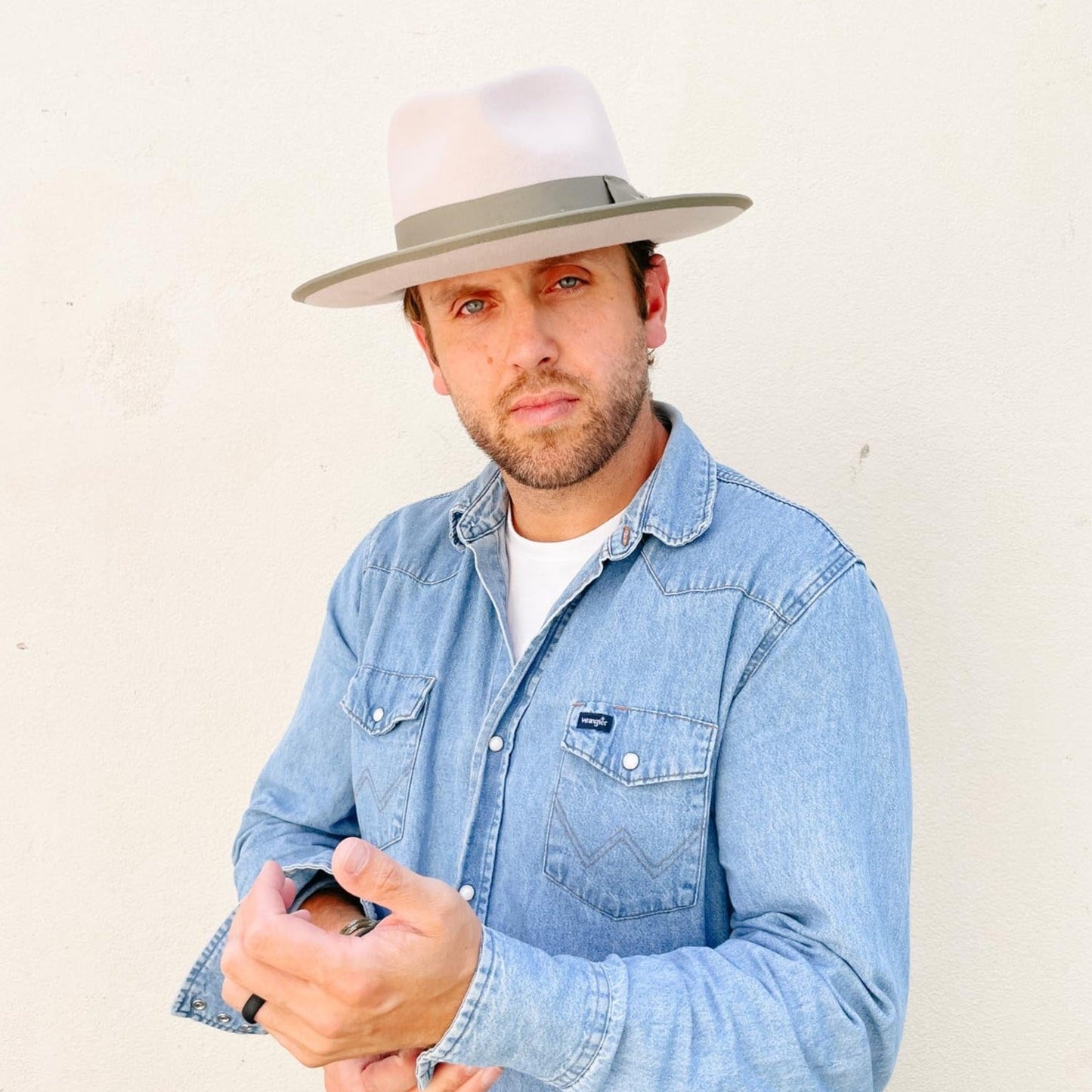 BUSHWICK RANCHER HAT – IVORY / SAGE