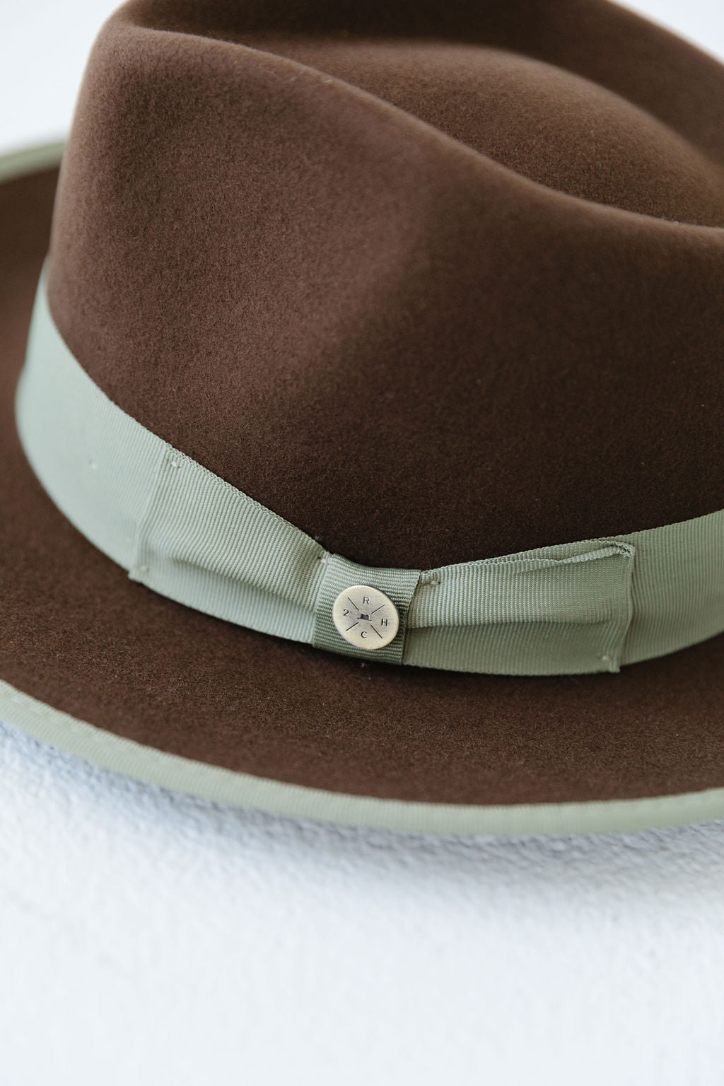 WATERLOO SNAP BRIM FEDORA - COFFEE / SAGE