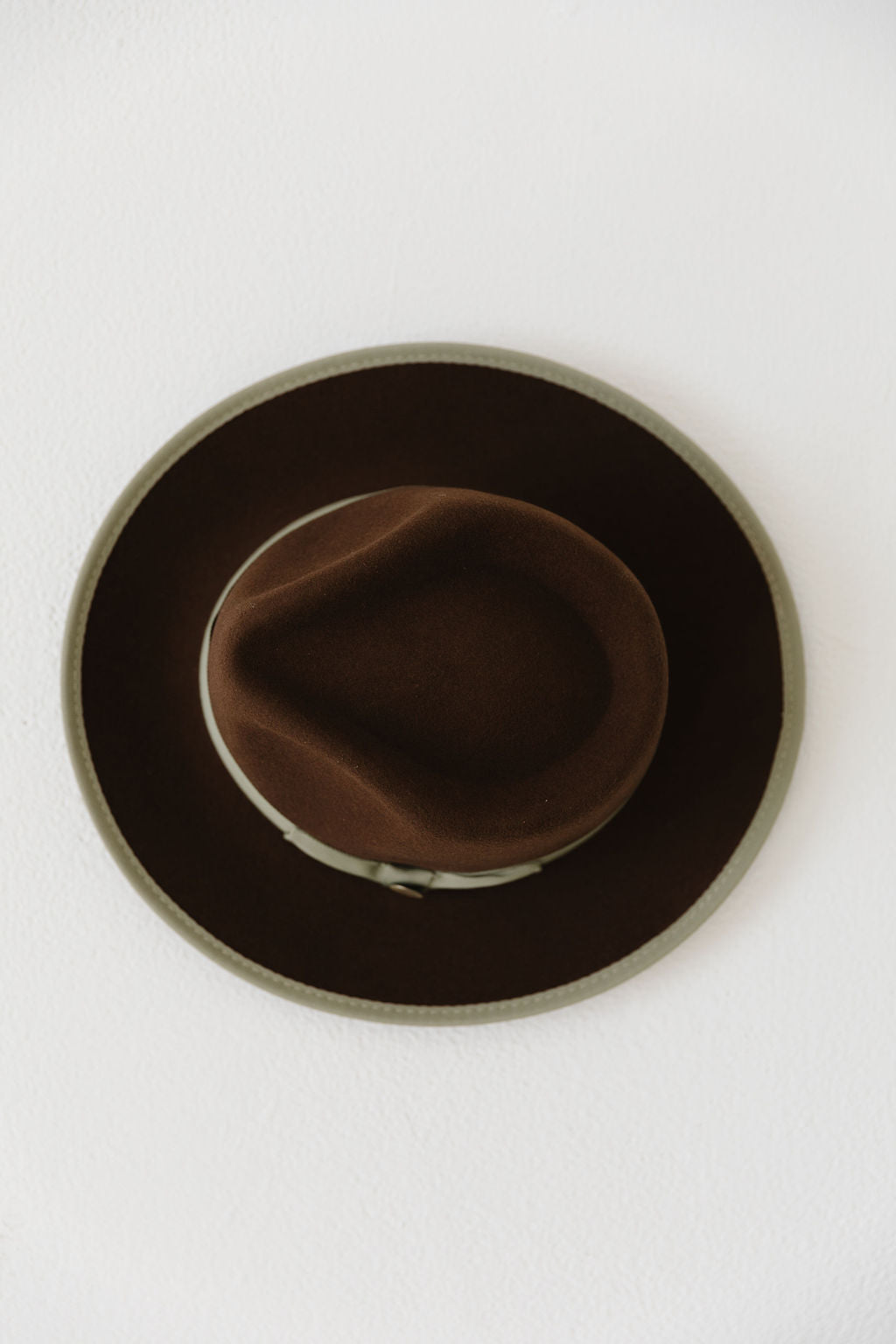 WATERLOO SNAP BRIM FEDORA - COFFEE / SAGE