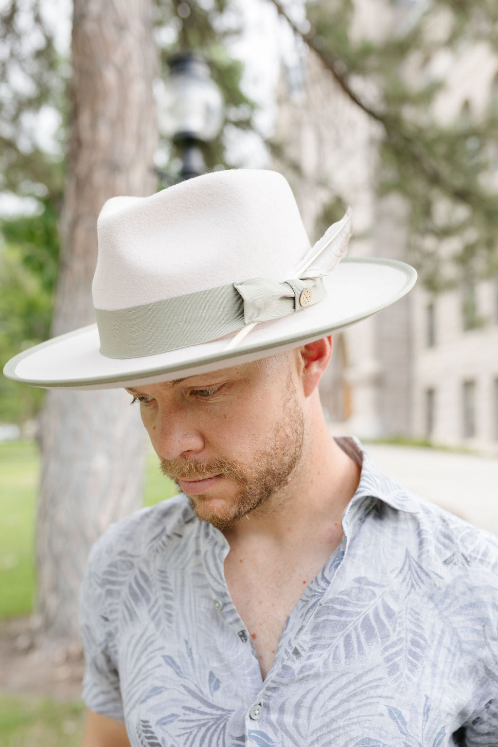 BUSHWICK RANCHER HAT – IVORY / SAGE